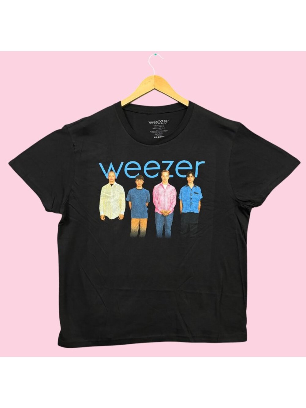 Weezer The Blue Album Cover Rock Band Baggy Tee XL